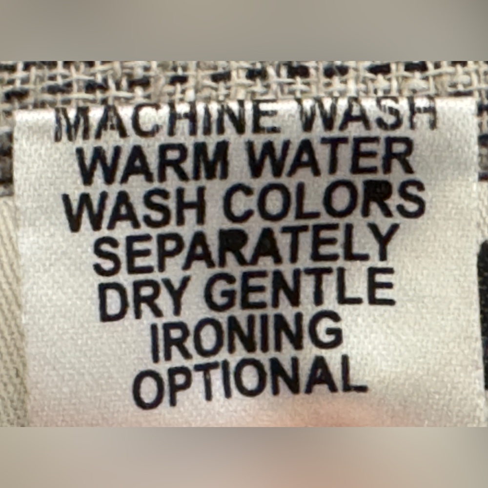 FLAX 100% Linen Tweed Lightweight Full Zip Front Jacket Gray Black & White Small - Picture 9 of 12